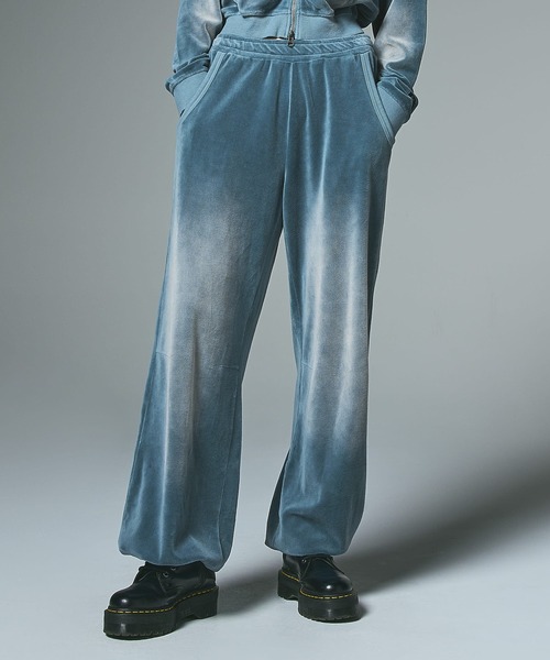 X-girl（エックスガール） パンツ FADED VELOUR LOOSE FIT PANTS