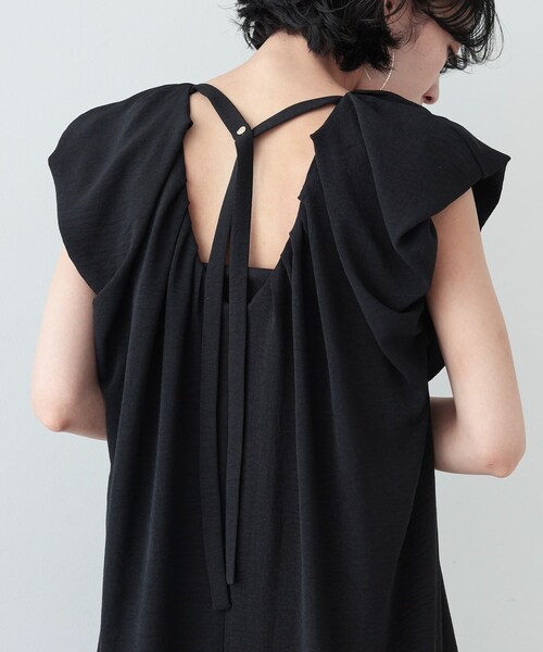 「GALLEST」 ノースリーブワンピース 38 レッド レディース_画像5