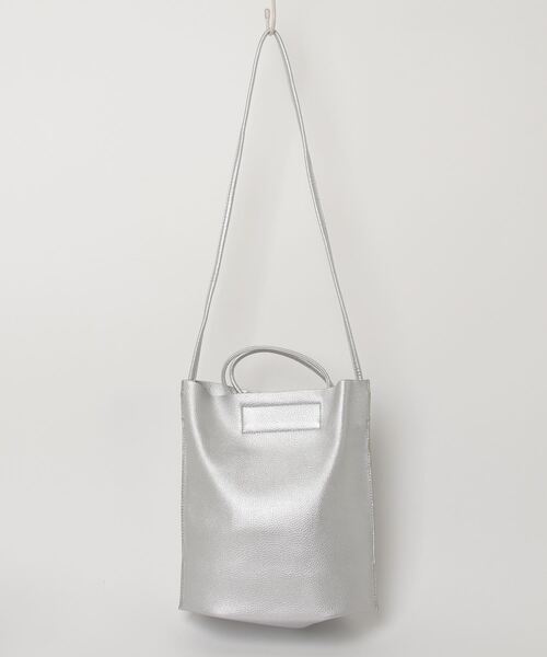「Laugoa」 2WAYバッグ - シルバー レディース_画像2