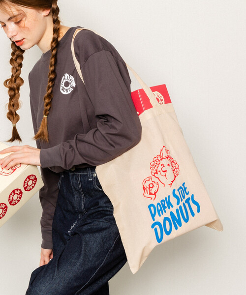 トートバッグ PARK SIDE DONUTS × FREAK'S STORE/パークサイドドーナッツ 別注 PARK SIDE DONUTS TOT | FREAK'S STORE
