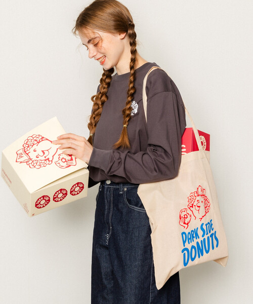 トートバッグ PARK SIDE DONUTS × FREAK'S STORE/パークサイドドーナッツ 別注 PARK SIDE DONUTS TOT | FREAK'S STORE | 03
