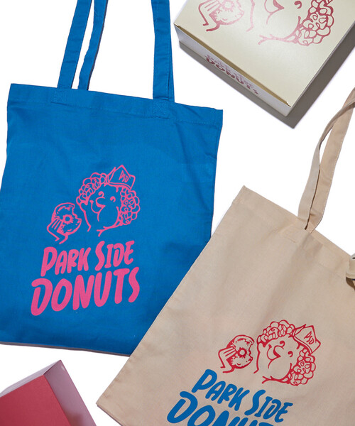トートバッグ PARK SIDE DONUTS × FREAK'S STORE/パークサイドドーナッツ 別注 PARK SIDE DONUTS TOT | FREAK'S STORE | 07