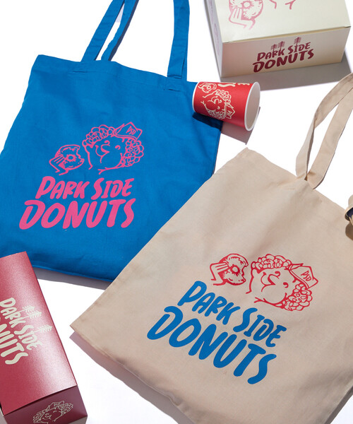 トートバッグ PARK SIDE DONUTS × FREAK'S STORE/パークサイドドーナッツ 別注 PARK SIDE DONUTS TOT | FREAK'S STORE | 08