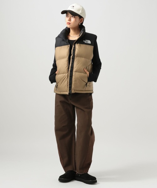 ノースフェイス コート アウター 「THE NORTH FACE(ザ・ノース・フェイス)」ヌプシベスト レディースの画像