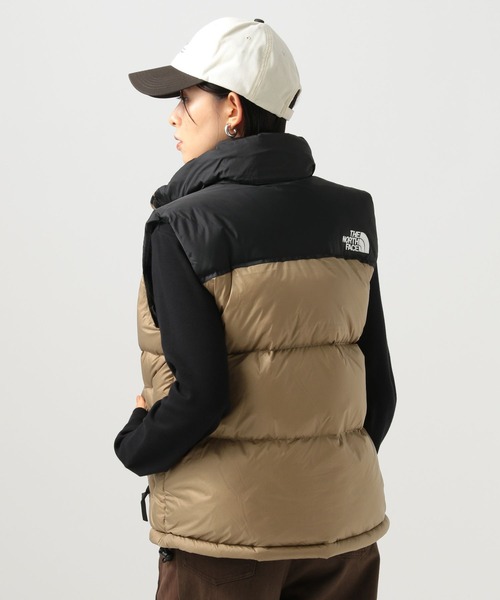 ノースフェイス コート アウター 「THE NORTH FACE(ザ・ノース・フェイス)」ヌプシベスト レディースの画像