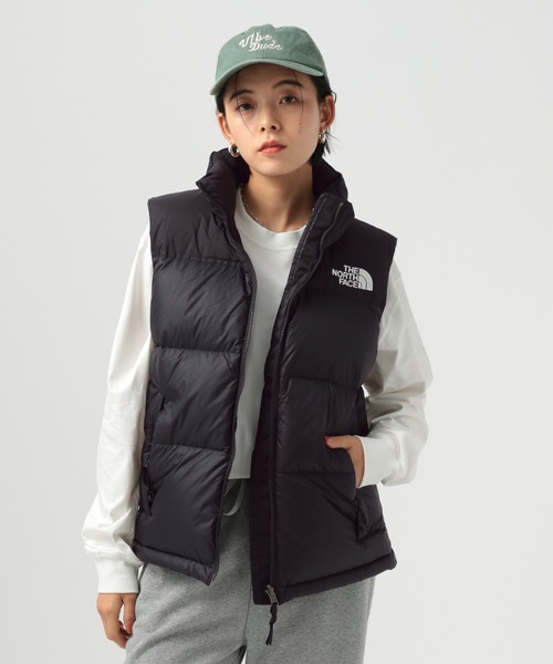 ノースフェイス コート アウター 「THE NORTH FACE(ザ・ノース・フェイス)」ヌプシベスト レディースの画像