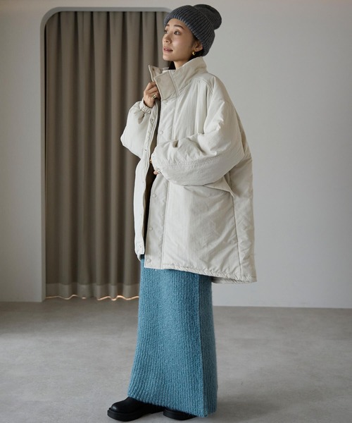 ポケット ダウンコート ダウンジャケット 「新色追加」モンスター