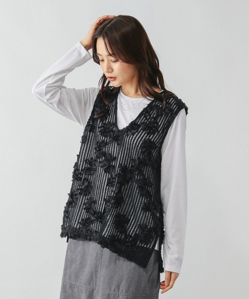 GLOBAL WORK（グローバルワーク） tシャツ モチーフレースベストセット