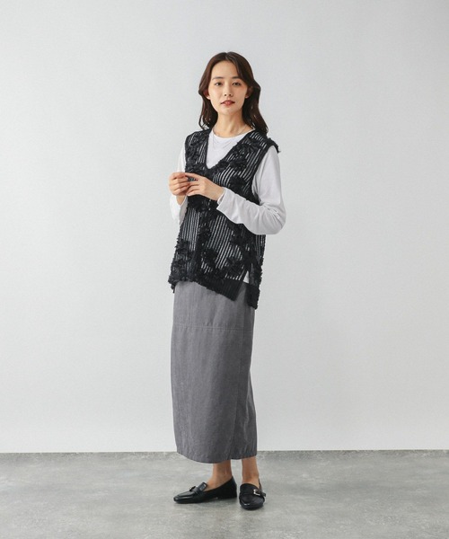 GLOBAL WORK（グローバルワーク） tシャツ モチーフレースベストセット