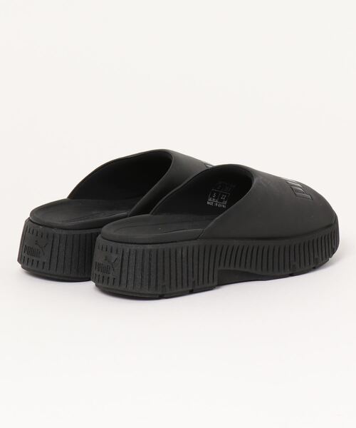 「PUMA」 フラットサンダル 24.0cm ブラック×ブラック レディース_画像2