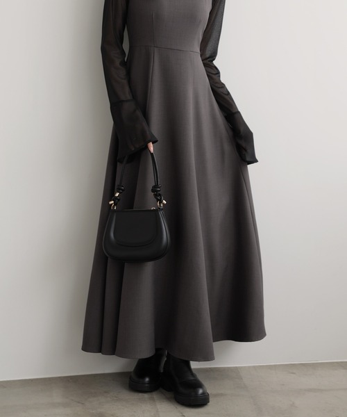 にこ　3/15 BADTASTE 中華フレアキャミワンピース 黒S通常丈 ワンピース フレアキャミワンピース : ZOZOTOWN Yahoo!店 - 通販