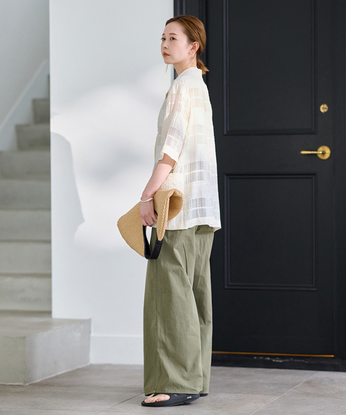 「JOURNAL STANDARD」 半袖シャツ - ベージュ レディースの画像