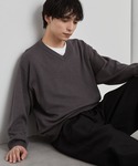 セーター ニット スウェットライク ベーシック...の詳細画像4