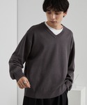 セーター ニット スウェットライク ベーシック...の詳細画像5