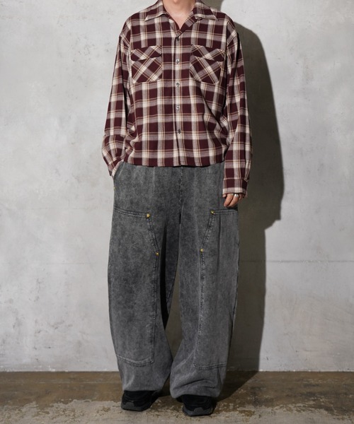 TOWNCRAFT（タウンクラフト） シャツ 50S W-FLAP LOOP COLLAR SHIRTS