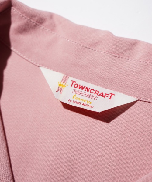 TOWNCRAFT（タウンクラフト） シャツ 50S W-FLAP LOOP COLLAR SHIRTS