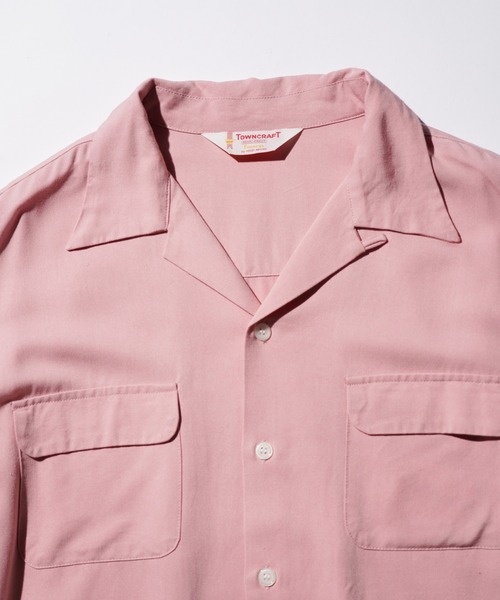 TOWNCRAFT（タウンクラフト） シャツ 50S W-FLAP LOOP COLLAR SHIRTS