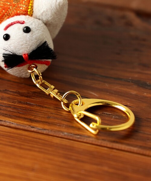 BEAMS JAPAN（ビームス ジャパン） キーホルダー 「別注」木目込み人形