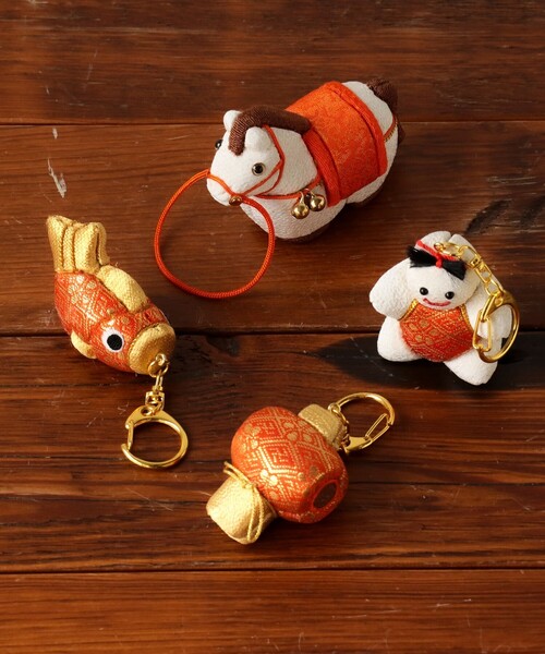 BEAMS JAPAN（ビームス ジャパン） キーホルダー 「別注」木目込み人形