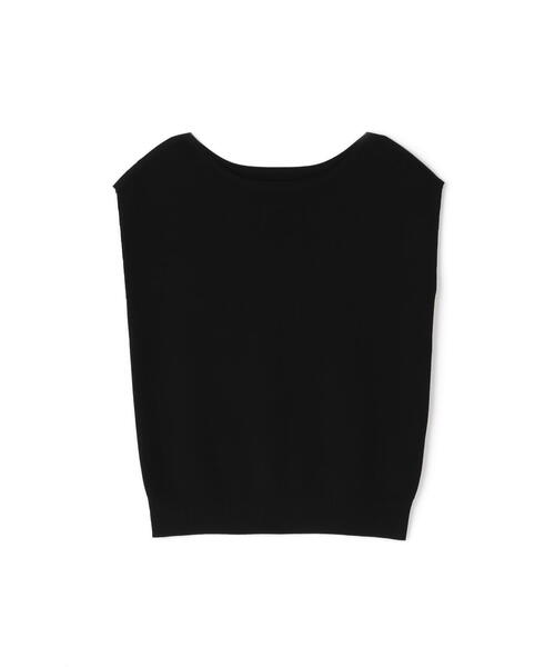 「NATURAL BEAUTY BASIC」 ノースリーブニット FREE ブラック レディース_画像2