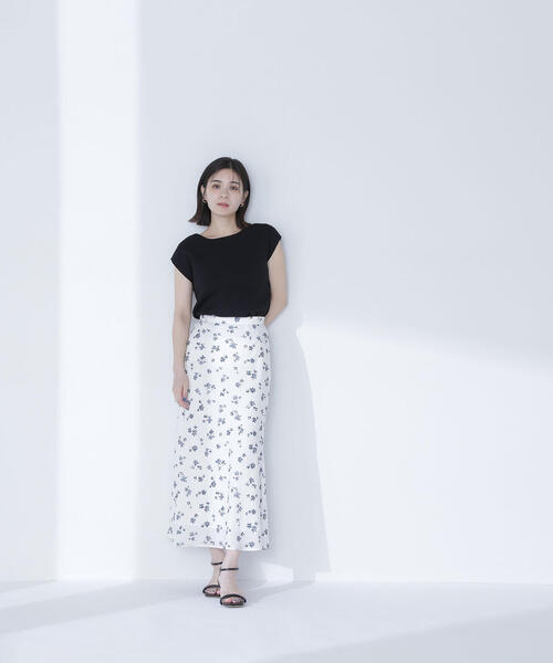 「NATURAL BEAUTY BASIC」 ノースリーブニット FREE ブラック レディース_画像5