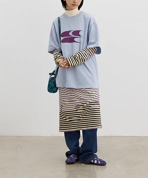 「WESTBOY」 半袖Tシャツ M パープル メンズ_画像3