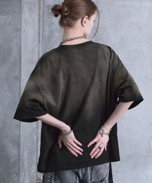 「SERACE」 半袖Tシャツ L ブラック メンズの画像2