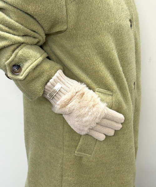 SETUP7（セットアップセブン） 手袋 「SETUP7」C'est doux ファー付き