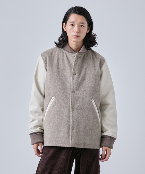 B.C STOCK（ベーセーストック） スタジャン タスマニアウール ウインド