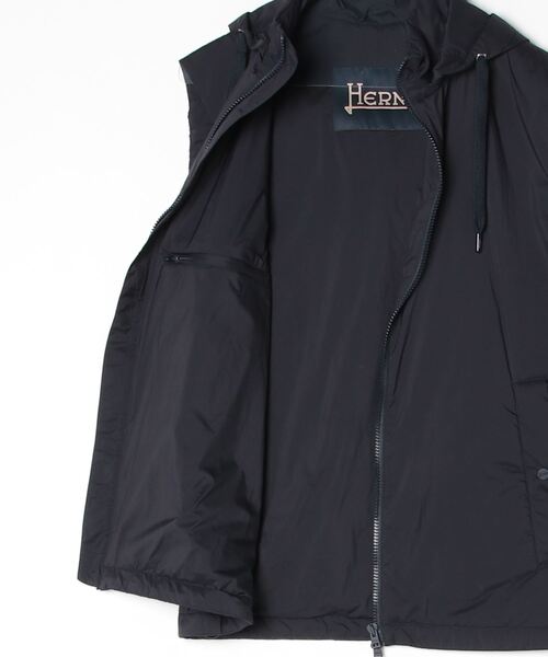 HERNO（ヘルノ） ベスト ジレ HERNO NUAGE VEST ニュアージュ フード