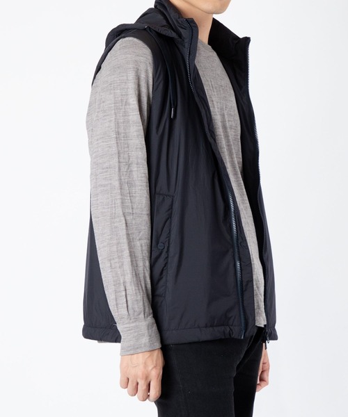 ベスト ジレ HERNO NUAGE VEST ヘルノ ニュアージュ フード ベスト メンズの画像
