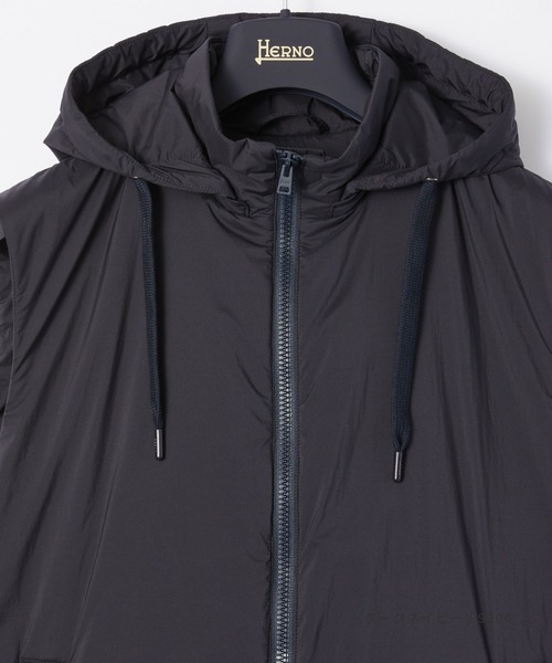 HERNO（ヘルノ） ベスト ジレ HERNO NUAGE VEST ニュアージュ フード