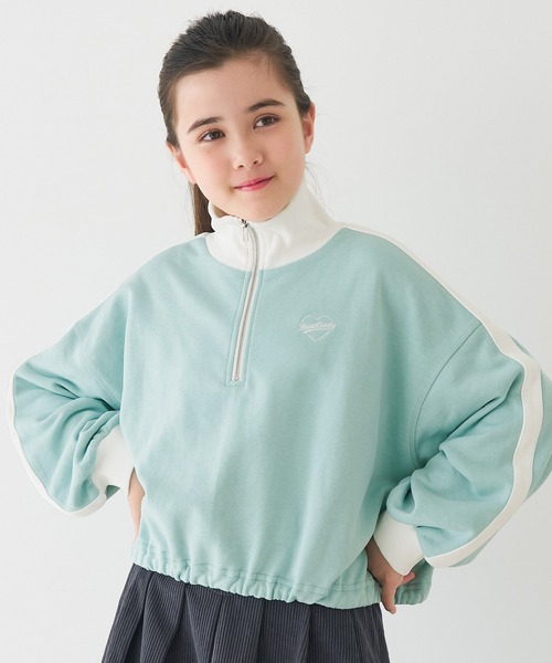 coca（コカ） tシャツ キッズ ハーフジップライントップス キッズ 子供