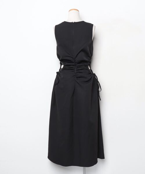 「Uenui」 ノースリーブワンピース FREE ブラック レディース_画像2