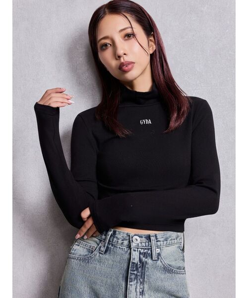 GYDA（ジェイダ） tシャツ GYDAハイネックショートトップス レディース