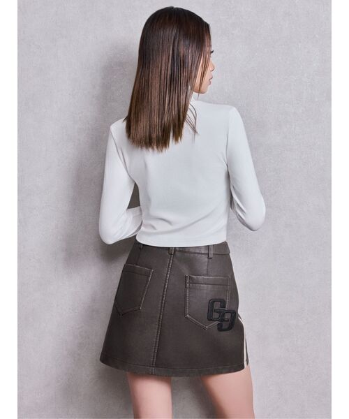GYDA トップス GYDA SLANT PATTERNニットトップス[品番：MKSW0068846]｜GYDA