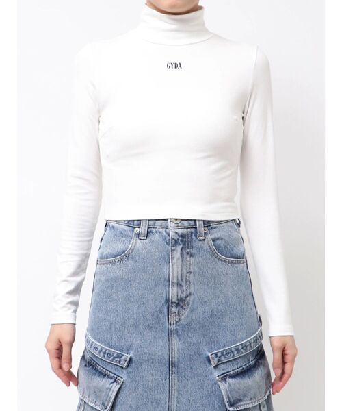 GYDA トップス GYDA（ジェイダ） GGプレートlong sleeveニットトップス : RAPTURE