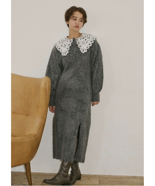 ワンピース Cherie Knit Dress NOTRE emor NOTRE emor（ノートルエモア） ワンピース Cherie Knit Dress