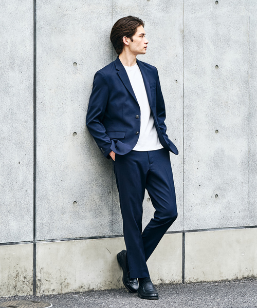 417 EDIFICE」 スーツ SMALL ネイビー メンズ