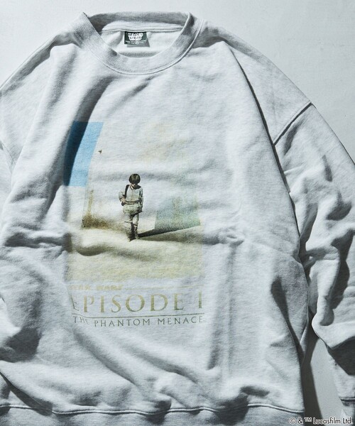 「FREAK'S STORE」 スウェットカットソー MEDIUM グレー レディース_画像2