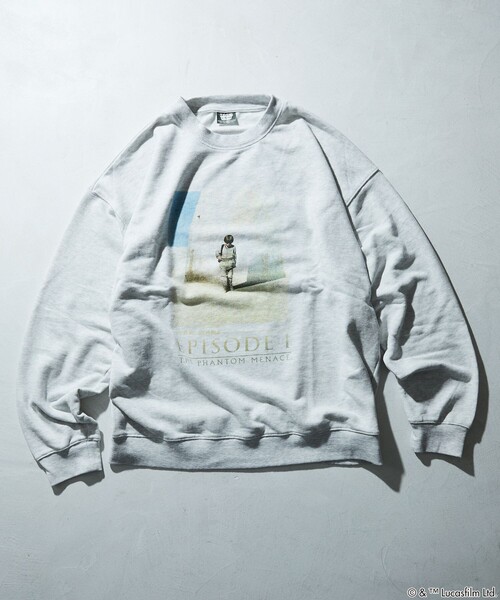 「FREAK'S STORE」 スウェットカットソー MEDIUM グレー レディース_画像5