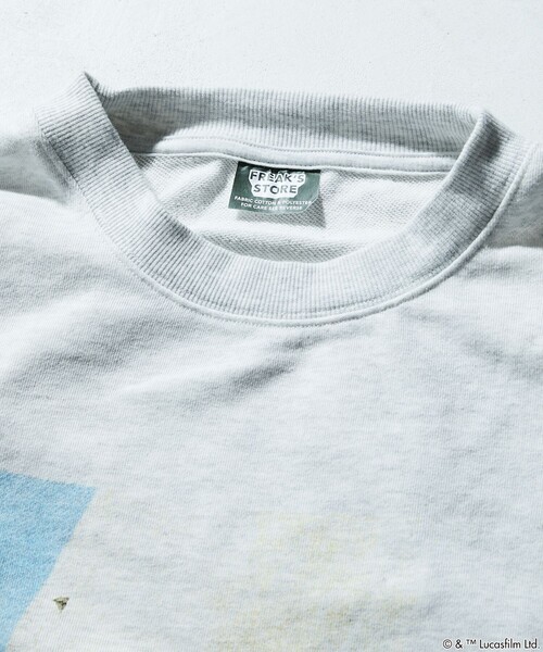 「FREAK'S STORE」 スウェットカットソー MEDIUM グレー レディース_画像6