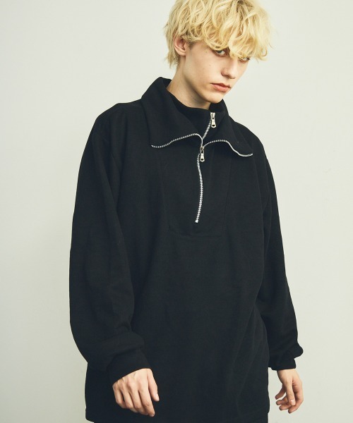 「Shoowtime」 長袖ニット LARGE ネイビー メンズ_画像3