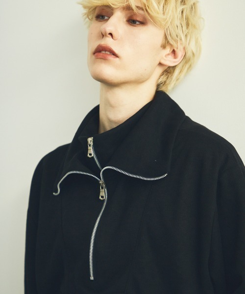 「Shoowtime」 長袖ニット LARGE ネイビー メンズ_画像6