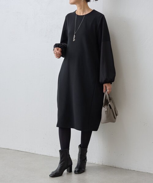 BEARDSLEY（ビアズリー） ワンピース ソデコンビワンピース : ZOZOTOWN