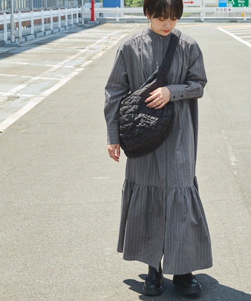 forksy.（フォルクシー） 長袖ワンピース FREE サックスブルー