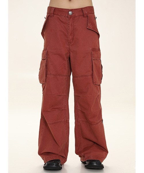 SUNNEI 赤 カーゴパンツ MASONPRINCE カーゴパンツ M レッド メンズ : ZOZOTOWN Yahoo!店