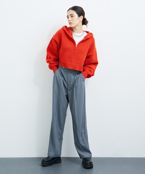 「LE CERCLE par rope'」 長袖ニット FREE ブラック レディース_画像5