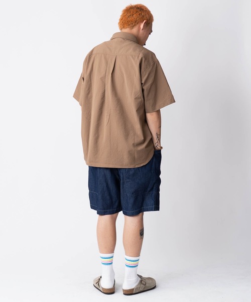 「gym master」 半袖シャツ MEDIUM グレー メンズ_画像3