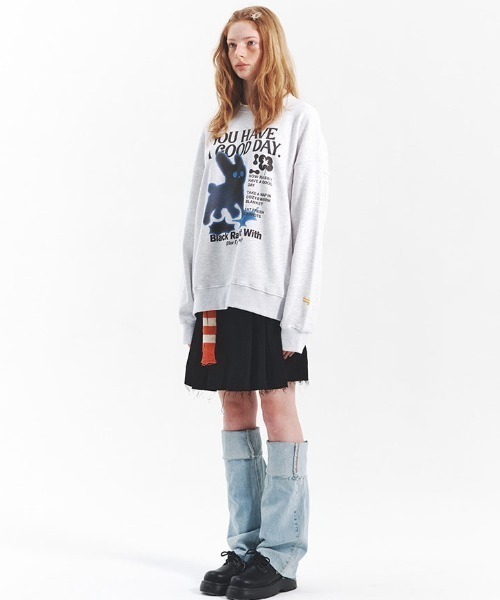 「A‘gem 9」 「MAIN BOOTH」スウェットカットソー L グレー レディース_画像7